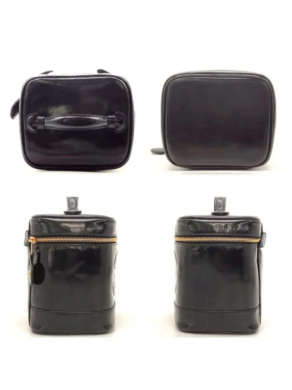 Chanel Vanity Bag CC Logo Black Seal